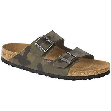 Imagem de Birkenstock Sandália masculina Arizona macia com palmilha camuflada marrom Birko-Flor tamanho 43 M EU, Camoflauge, 10-10,5, Camoflauge, 10-10.5