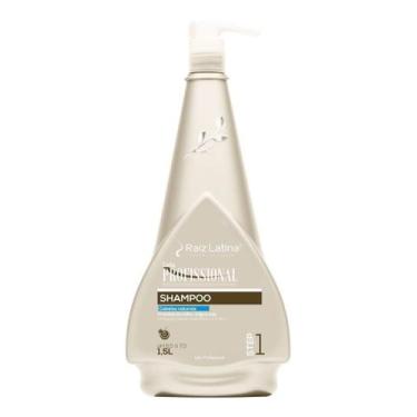 Imagem de Shampoo Cabelos Naturais Ph Neutro Equilibrado 1,5L Raiz Latina Profis