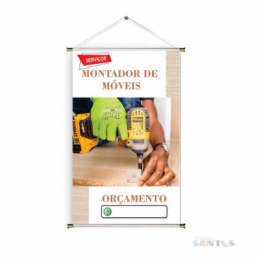 Imagem de Banner pronto Montador de Móveis BA 572 medida 45x70 cm arte pronta