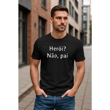 Imagem de Camiseta Masculina para o Melhor Pai do Mundo  Dia dos Pais  Algodão -