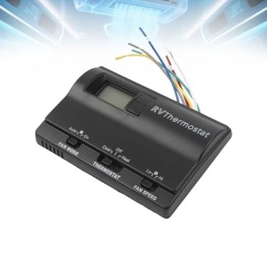 Imagem de Dasbecan Termostato digital, termostato RV calor/frio T-Stat, compatível com Coleman 8330-336 337 338 339 368 386 386 substituição do termostato condicionador # 83303862 83303362