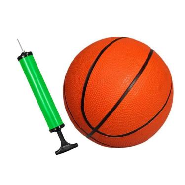 Imagem de Kit Bola De Basquete Oficial + Bomba De Ar Para Encher Bola