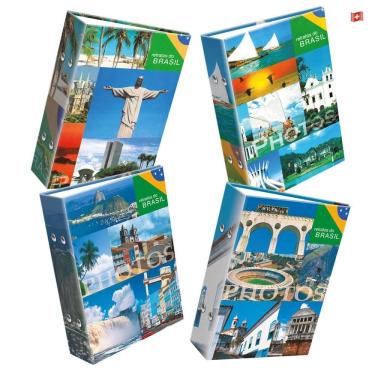 Imagem de 4 Albuns Fotograficos 10X15/120 Paisagens Do Brasil Viagem