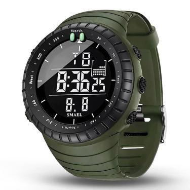 Imagem de Relógio Masculino Esportivo Smael A Prova D`Água 5 Atm Verde