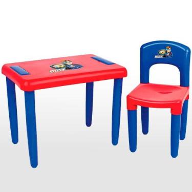 Imagem de Mesa Infantil com Cadeira Max Magic Toys 3 com Níveis de Altura - no-b