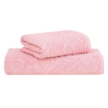 Imagem de Jogo de Toalhas Buddemeyer Liz Extra Soft Banho Rosa 2 peças