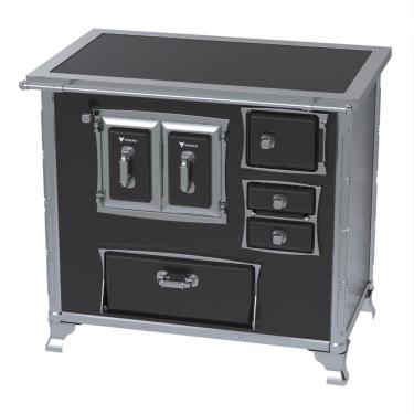 Imagem de Fogao a Lenha Venax GII n 2 Sec XVIII Premium Preto Gab SE