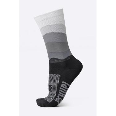 Imagem de Meia HUPI Colors Cinza 1 Par Cano Médio, Cor: Cinza, Tamanho 36-42