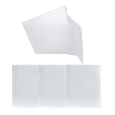 Imagem de Porta-cartão Mahjong 2025 para impressão grande (15,5 x 12 cm), capas protetoras transparentes, capa de plástico durável para cartão NMJL, conjunto de 4 acessórios para presente (4)