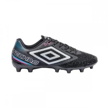 Imagem de Chuteira Umbro Techno ii 183 Campo Masculino, Preto, 41