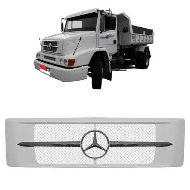 Imagem de Grade frontal caminhão mb 1620 1938 ls superior - RODOPLAST