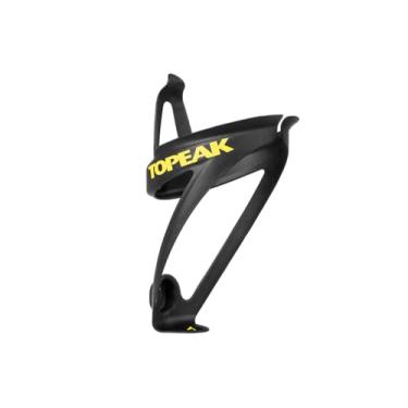 Imagem de Topeak Shuttle Cage Z Black – Gaiola de garrafa de carbono reciclado, ultraleve de 18 g, com parafusos e arruelas de alumínio 7075, suporte de garrafa de água de carga superior