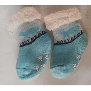 Imagem de Meia Térmica Pelúcia infantil Quente Inverno Grande forrada hh - HHW, 