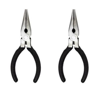 Imagem de Conjunto De Alicates Artesanato Manual Ajustes Bico Cano Reto - 2 Unid