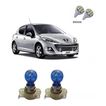 Imagem de Lâmpada Farol Neblina Milha Super Branca H16 Peugeot 207 208 - Techone
