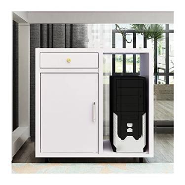 Imagem de Suporte de impressora Prateleira do chão ao teto PC Mainframe Armário de arquivo de armazenamento Prateleira Mainframe Rack de colocação de chassi de mesa Rack de colocação de gabinete de impressora