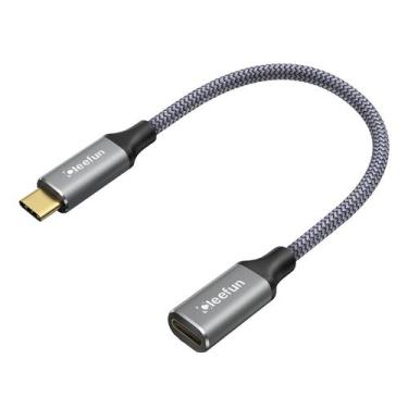 Imagem de Cabo de extensão USB C CLEEFUN 1 pé 10 Gbps Data 4K Video Sync