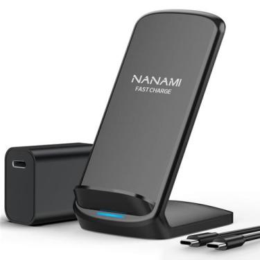 Imagem de Carregador sem fio NANAMI Suporte de carregamento rápido para iPhone e