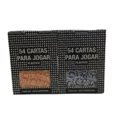 Imagem de Baralho Poker Size 54 Cartas Naipe Convencional Copag, Azul