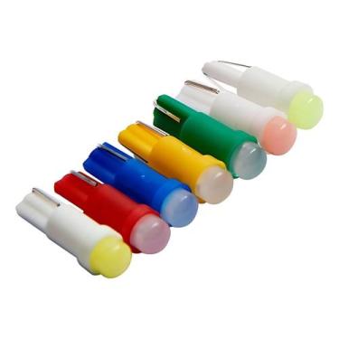 Imagem de Kit 5 Lâmpadas Painel T5 Cob 1w Pinguinho Esmagada - Lumi, Branco