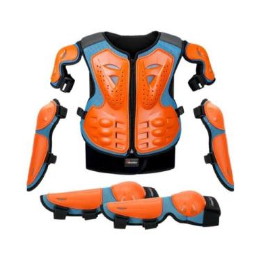 Imagem de Colete De Proteção Para Motocicleta Infantil, Jaqueta De Proteção Para