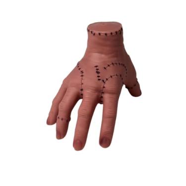 Imagem de Decoração Halloween Enfeite Mão Wandinha Aterrorizante 16Cm