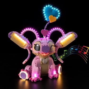 Imagem de Nitemode LED Light Kit Compatible with Leg0 43257, Upgraded Angel Models Set Lighting Accessories,No Model(Sound Version)