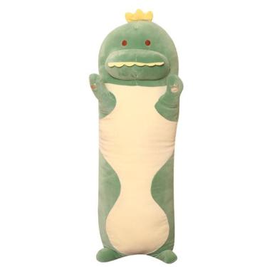 Imagem de Longo algodão camaradas bonito 3d dinossauro boneca brinquedo de pelúc