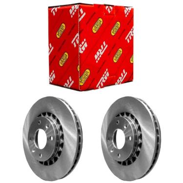 Imagem de Par Disco Freio Chevrolet Astra 95 Dianteiro Ventilado Trw