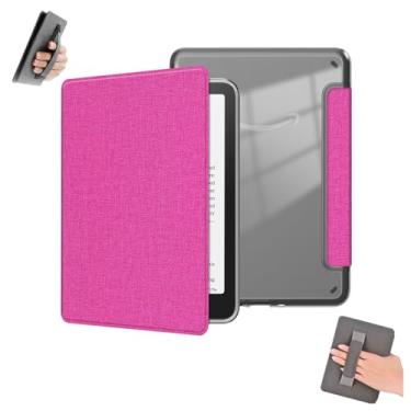 Imagem de GUKSRASO Capa para Kindle Paperwhite 12ª Geração 2024 (7", Modelo: SA568B) / Colorsoft Signature Edition - Capa Traseira de Acrílico Transparente Durável, Alça de Mão