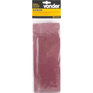 Imagem de Cinta Lixa 100x610mm G120 Com 10 Peças Vonder