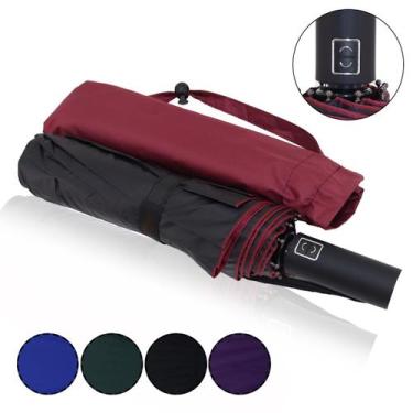 Imagem de Guarda Chuva Automático Grande Com Proteção Solar Sombrinha / 1053A - 