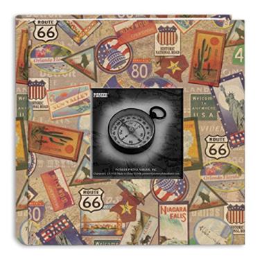 Imagem de Pioneer Photo Albums Álbum de fotos DA-200MAP/TS com 200 bolsos com capa impressa para viagem, adesivos de viagem