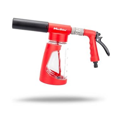 Imagem de MaxShine Pistola universal de espuma para lavagem de carro de baixa pressão – bocal de pulverização de espuma pesada, serve para mangueira de jardim padrão, fluxo ajustável e padrão de névoa