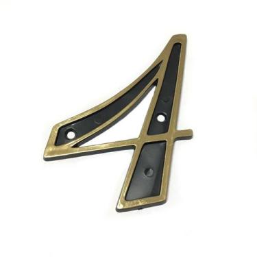 Imagem de Numeral 4 Para Residencia Pct/ 10 Unid. - Indart