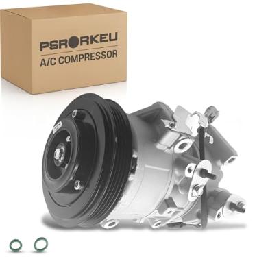 Imagem de Psrorkeu - CO 11078C 11115731 A/C Ar Condicionado AC Compressor W/Embreagem Serve para Toyota Yaris 2007 2008 2009 2010 1,5L
