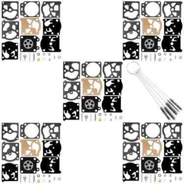 Imagem de QAZAKY Kit de reparo de junta de diafragma de carburador 5 peças compatível com Walbro K24-WAT WT Carb WT626 WT630 WT-631 WT-640 WT-643 WT-649 WT-669 WT-670 WT-671 WT-773 WT-75 WT-866 WT-924 WT-925 WT