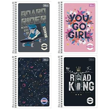 Imagem de Caderno Espiral 1/4 Pequeno Capa Mole Pepper 80 Folhas Tilibra