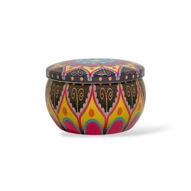 Imagem de Kit 5 Latinhas Metal 4x6 80ml Decorativas para Velas Artesanais - Emba