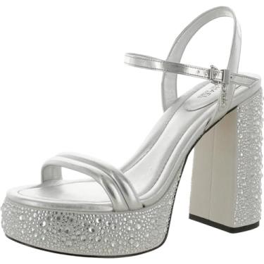 Imagem de Michael Kors Sandália plataforma Laci, Prata, 40