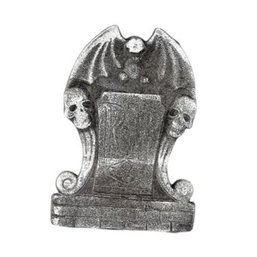 Imagem de predolo Lápide de espuma de Halloween, lápide de cemitério, decoração assustadora, adereços de Halloween, ornamento para festas, pátios, carnavais, caminhos, Style C