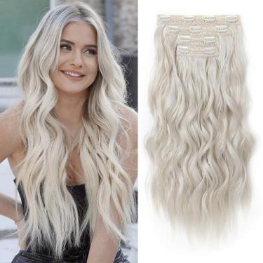 Imagem de Extensões de cabelo REECHO HE003 Platinum Blonde 60cm 200g