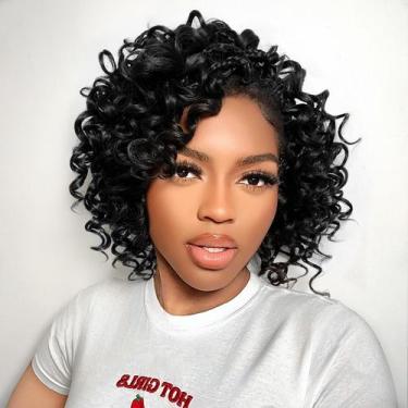 Imagem de Crochê Hair LIYATE Gogo Curl de 8 polegadas, pré-torcido, 7 pacotes