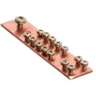 Imagem de Barramento Neutro/Terra 100A para 14 Circuitos - Zathura