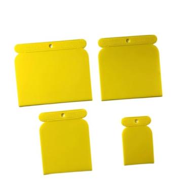 Imagem de Generic Conjunto de 4 peças, espátula de massa lisa, versátil e fácil de limpar, ferramenta para reboco de parede, corte de tinta e alisamento de bordas