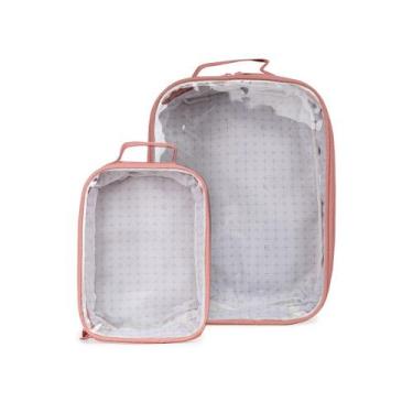 Imagem de Kit Organizador de Maternidade P e G Pippa Rosa - Bagaggio, U