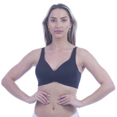Imagem de Sutiã Com Bojo Basico Plus Size Não Marca Corpo Nu, XG/50, Preto