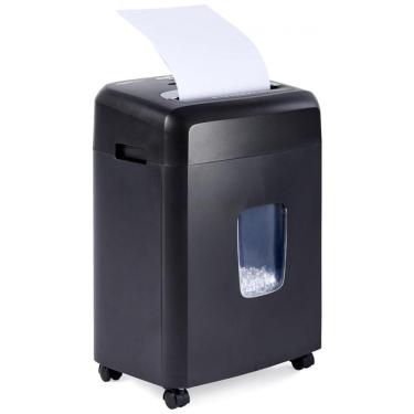 Imagem de Fragmentadora de Papel e Cartões 12 Folhas Micro Corte, 110V, AMZ, Preta