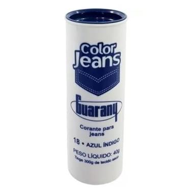 Imagem de Tinta p/Tecido Corante Color jeans Guarany 40g Azul Índigo