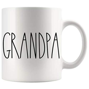 Imagem de Caneca de café do vovô - Natal, aniversário, presente de Dia das Mães/Pais - Copo de família para o melhor avô de todos os tempos - 325 ml